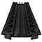 Electriduct Cable Protector, 2-1/4 in H, 36-1/2 in L, 14-1/2 in W, 3 Channel, Rubber, Black DO-ED-XL3-BK - alternate 2